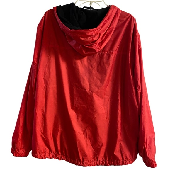 Calvin Klein red jacket zip front hooded windbreaker men XXL - Picture 2 of 8